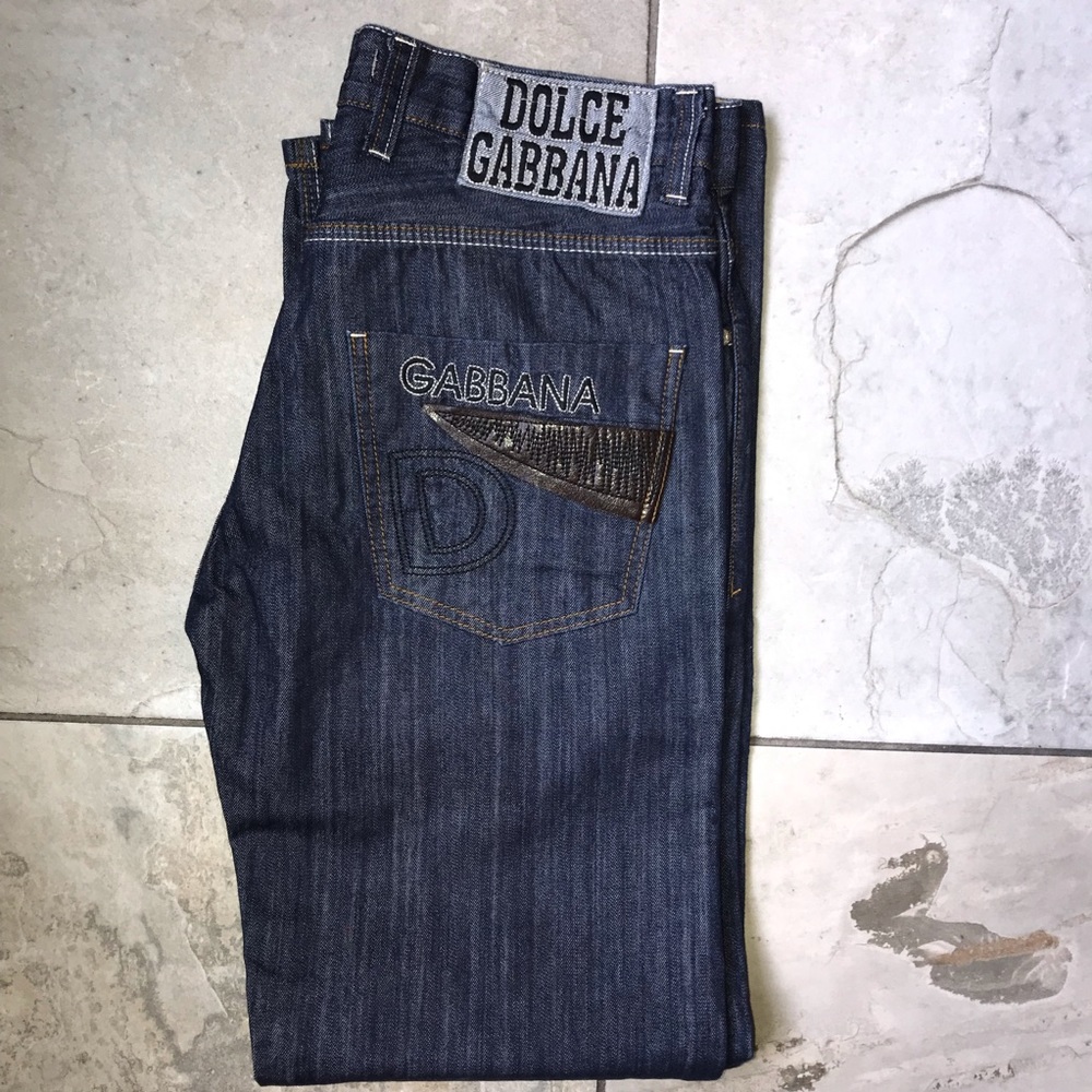 Dolce & Gabbana straight leg jeans/ Y2K style